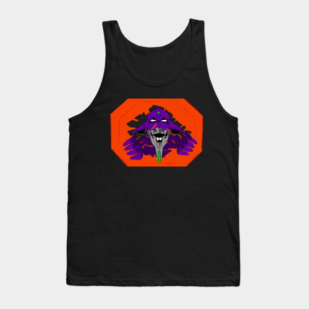 Eva 01 Berserk Tank Top by hackerzine